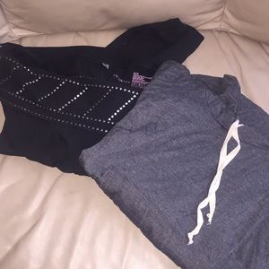 Leggings VS and light hoodie